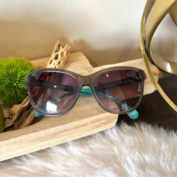 Diane Von Furstenberg Accessories - Diane Von Furstenberg Adele  Green Sunglasses #58